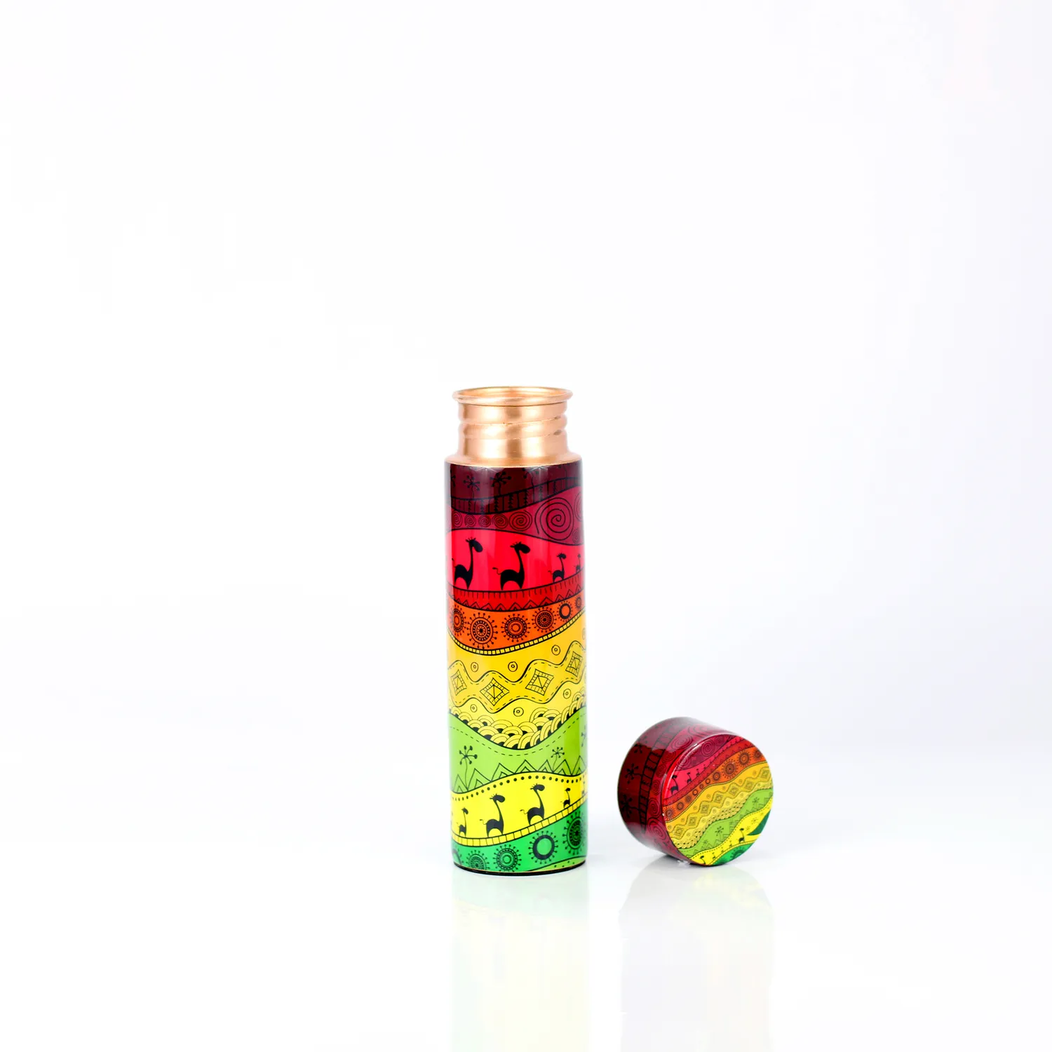 El'Cobre Africa kobberflaske 500 ml print