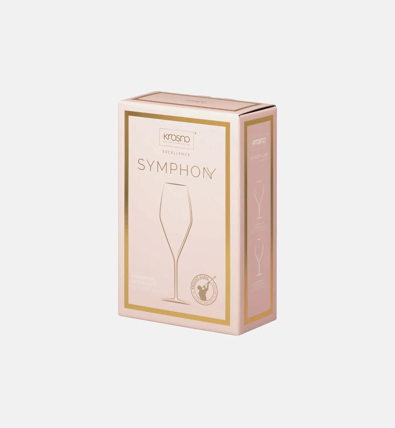 Krosno Symphony champagneglas 390 ml slank