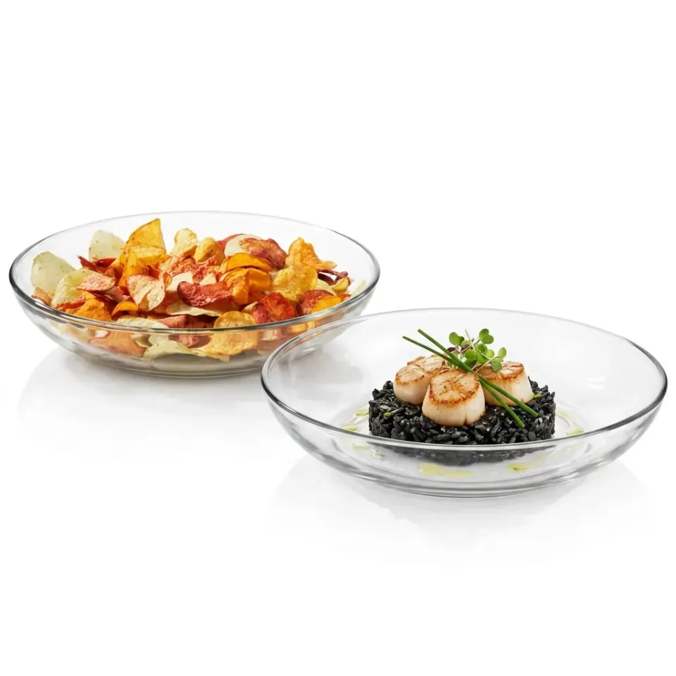 Libbey Selene serveringsskål glas 2 stk stor