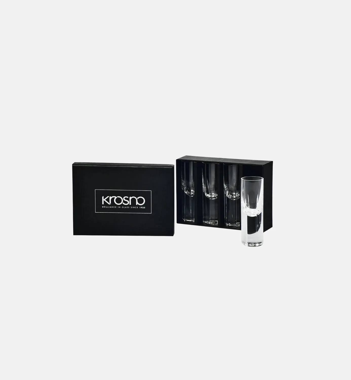 Krosno vodkaglas 30 ml 4 stk slebet krystal