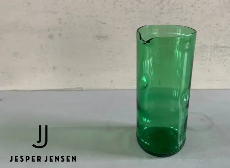 Jesper Jensen Jug kande medium grøn genbrugsglas