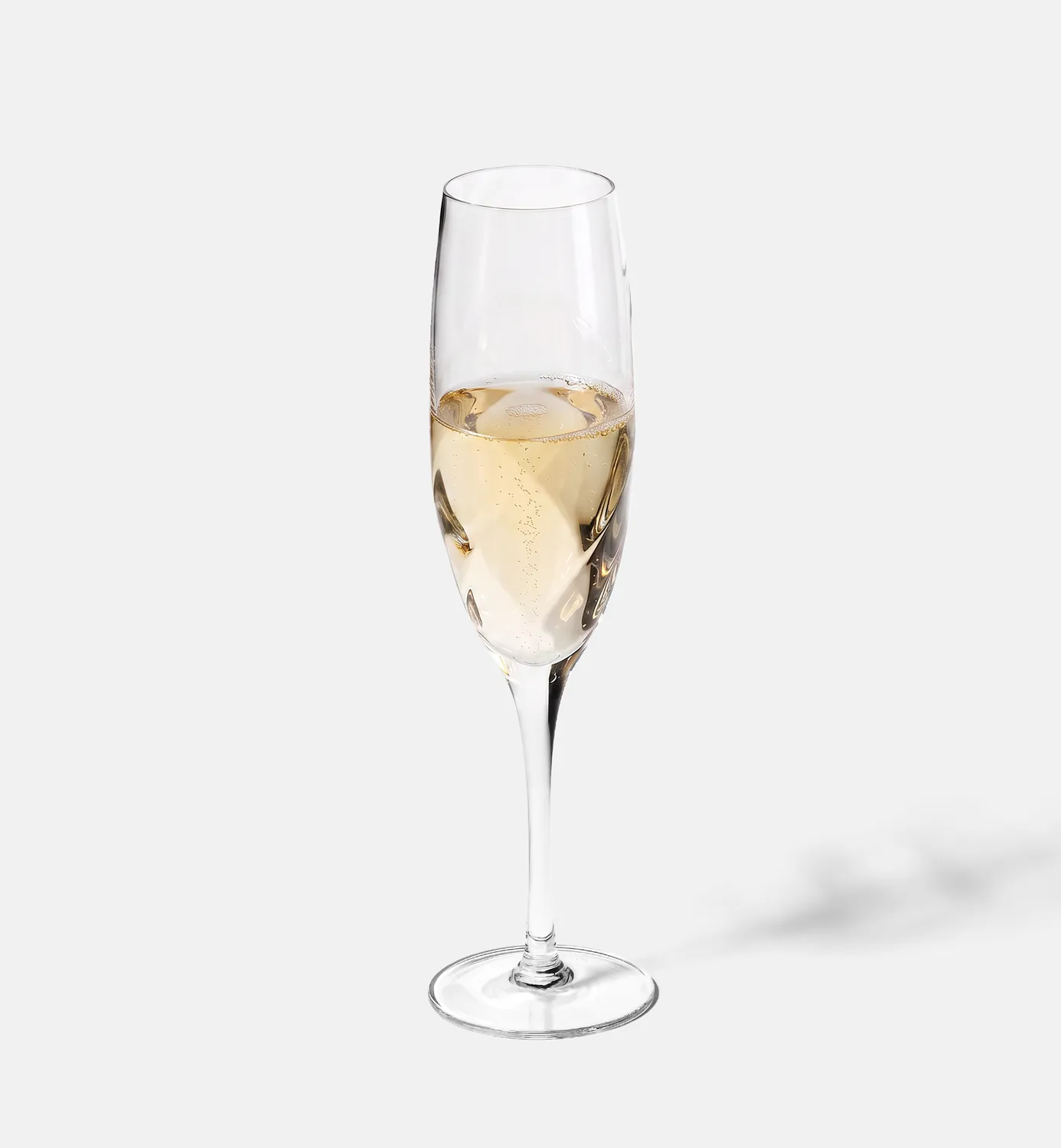 Krosno Romance champagneglas 170 ml riflet krystal
