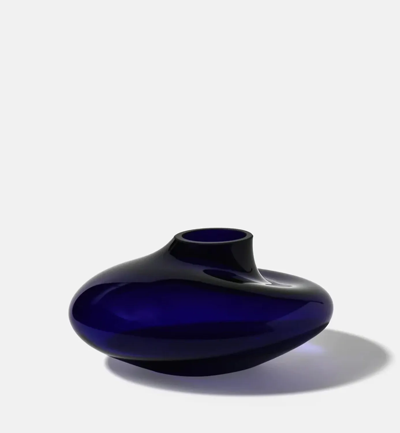 Krosno Pebble 2017 vase 12 cm koboltblå