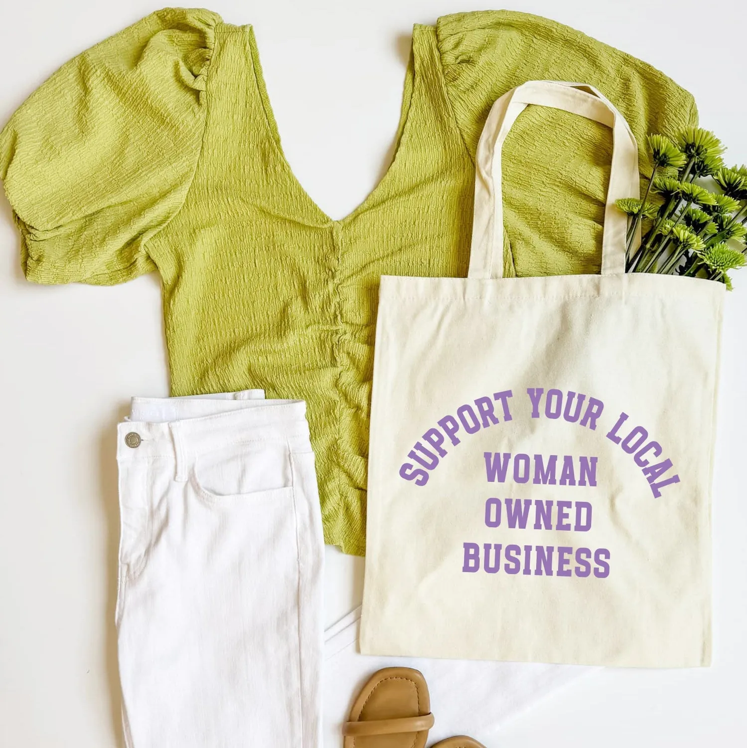 Mugsby Support Your Local tote bag natur bomuld