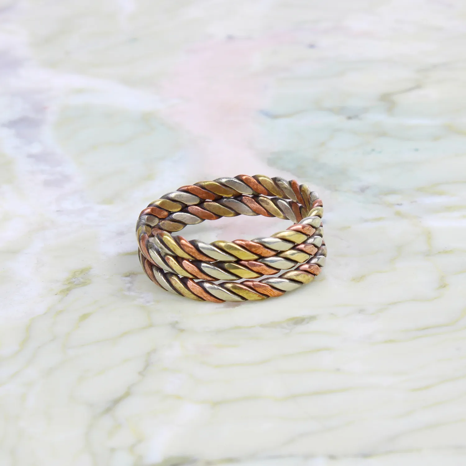 El'Cobre Design 15 kobberring justerbar ren kobber