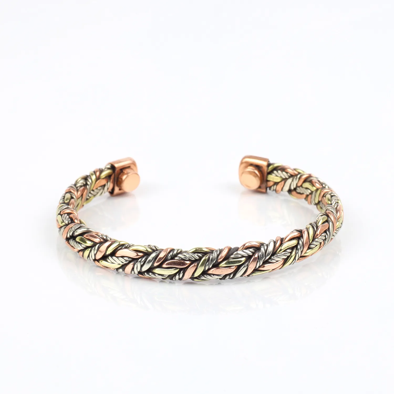 El'Cobre Design 77 armbånd kobber flettet