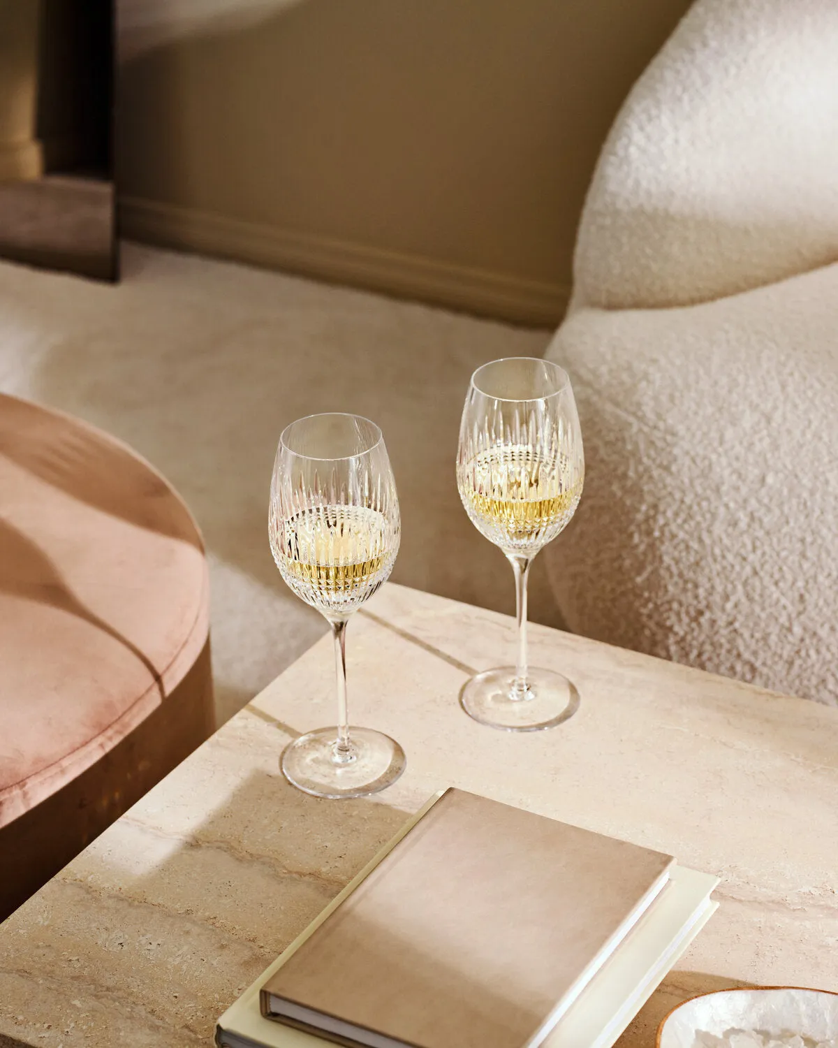 Waterford Lismore Diamond hvidvinsglas krystal 458 ml