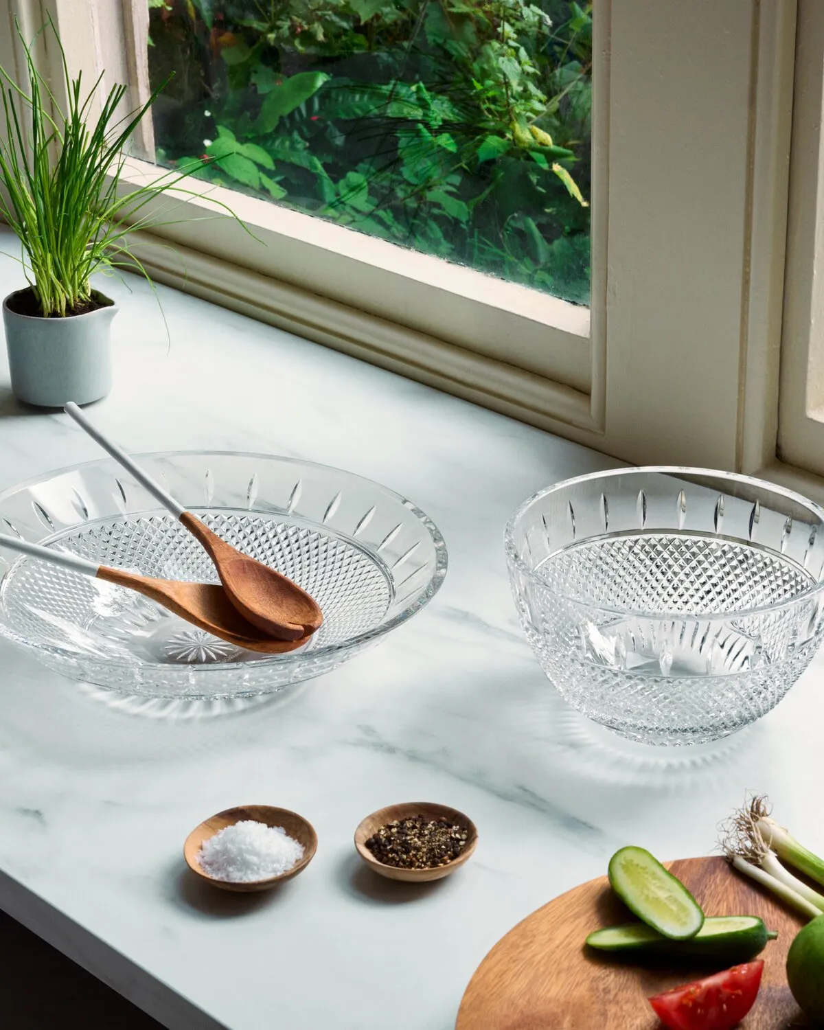 Waterford Irish Lace Low Bowl skål 30 cm krystal