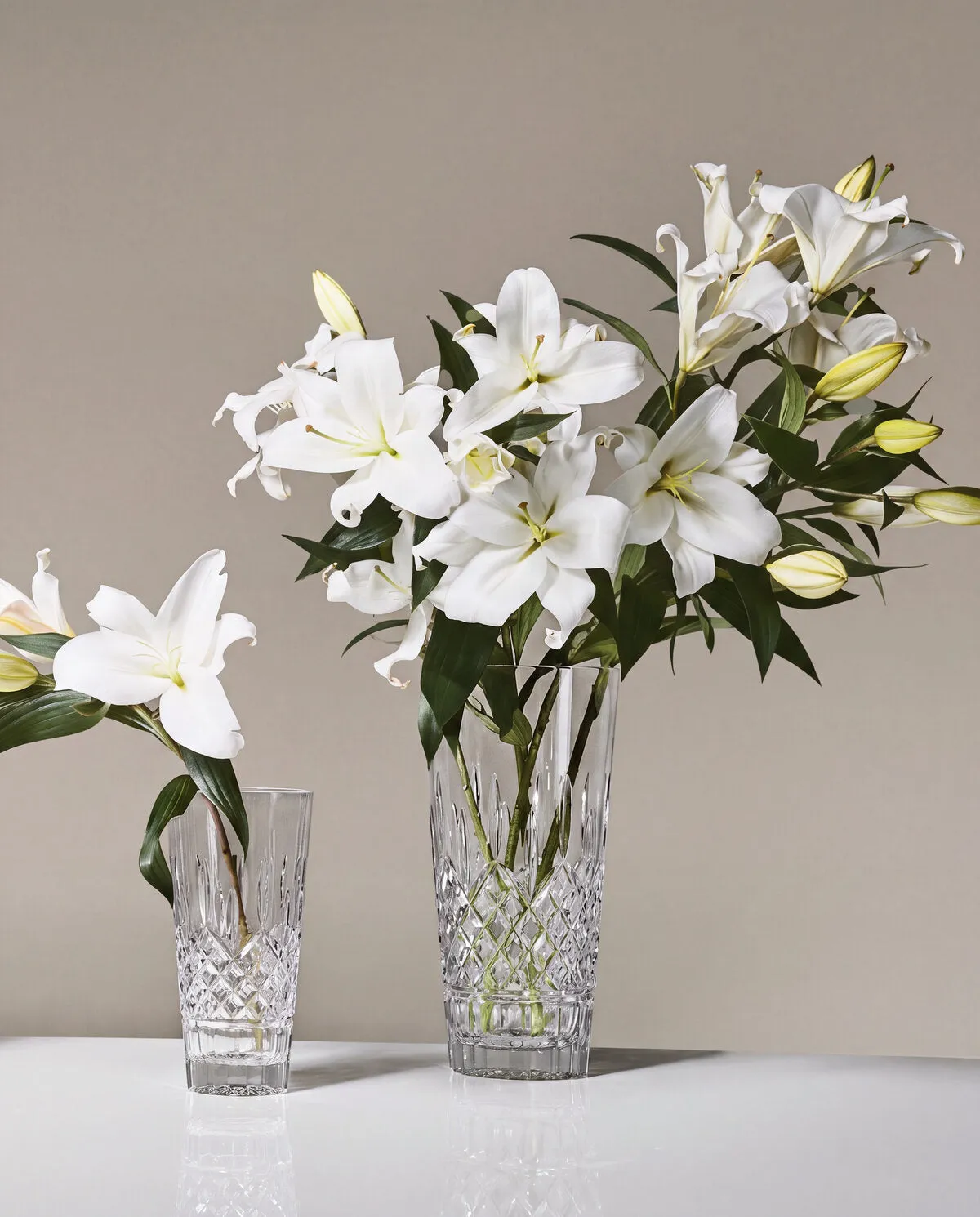 Waterford Lismore vase krystal 15 cm slebet