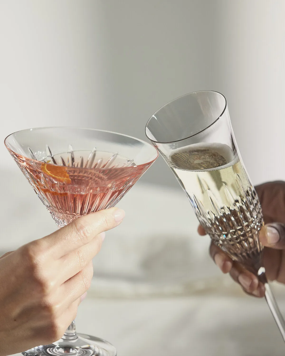 Waterford Lismore Diamond Flute champagneglas 2 stk krystal