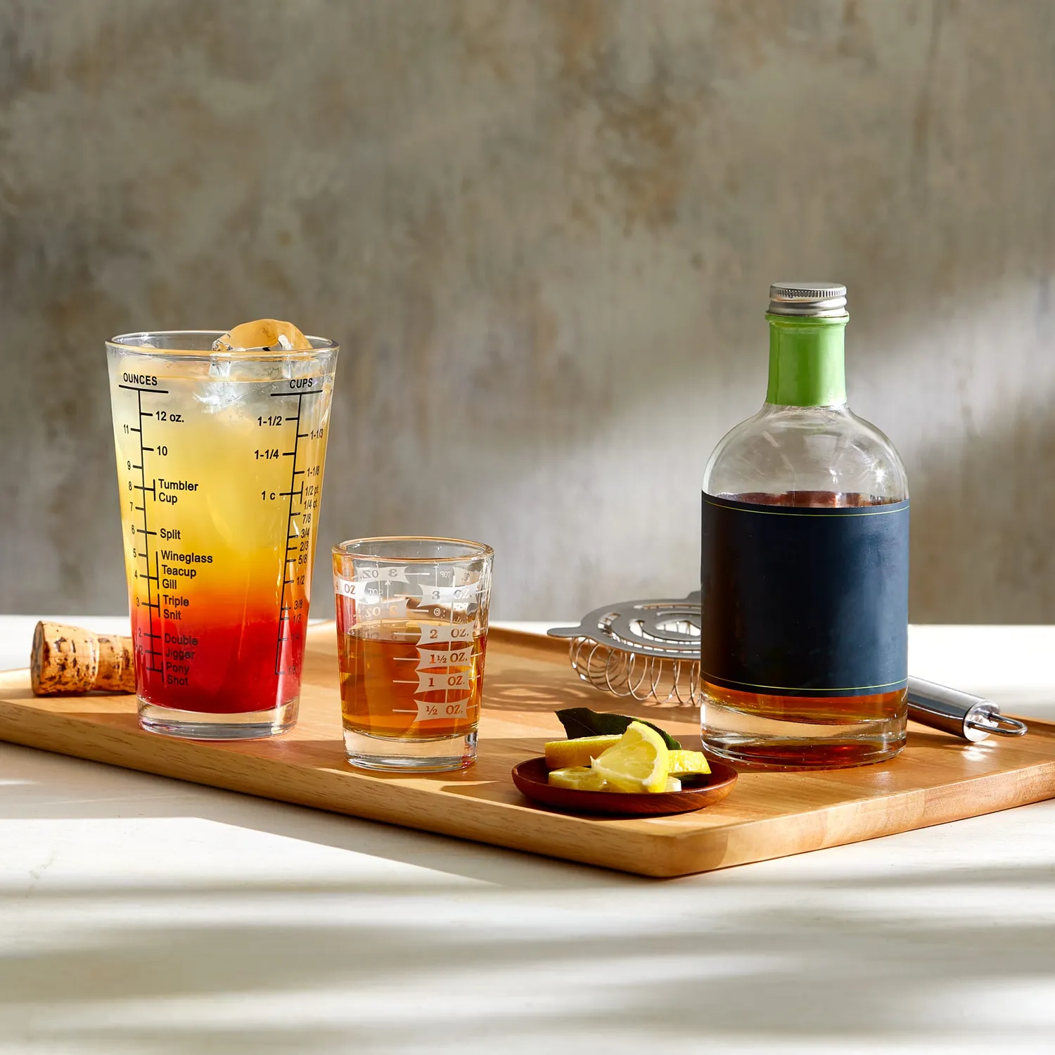 Libbey Mixologist Essentials måleglas 2 stk 473 ml + 118 ml