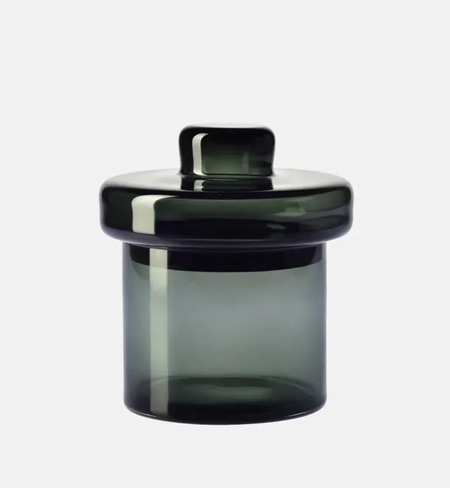 Krosno Gemstone krukke grafit 21,5 cm glas