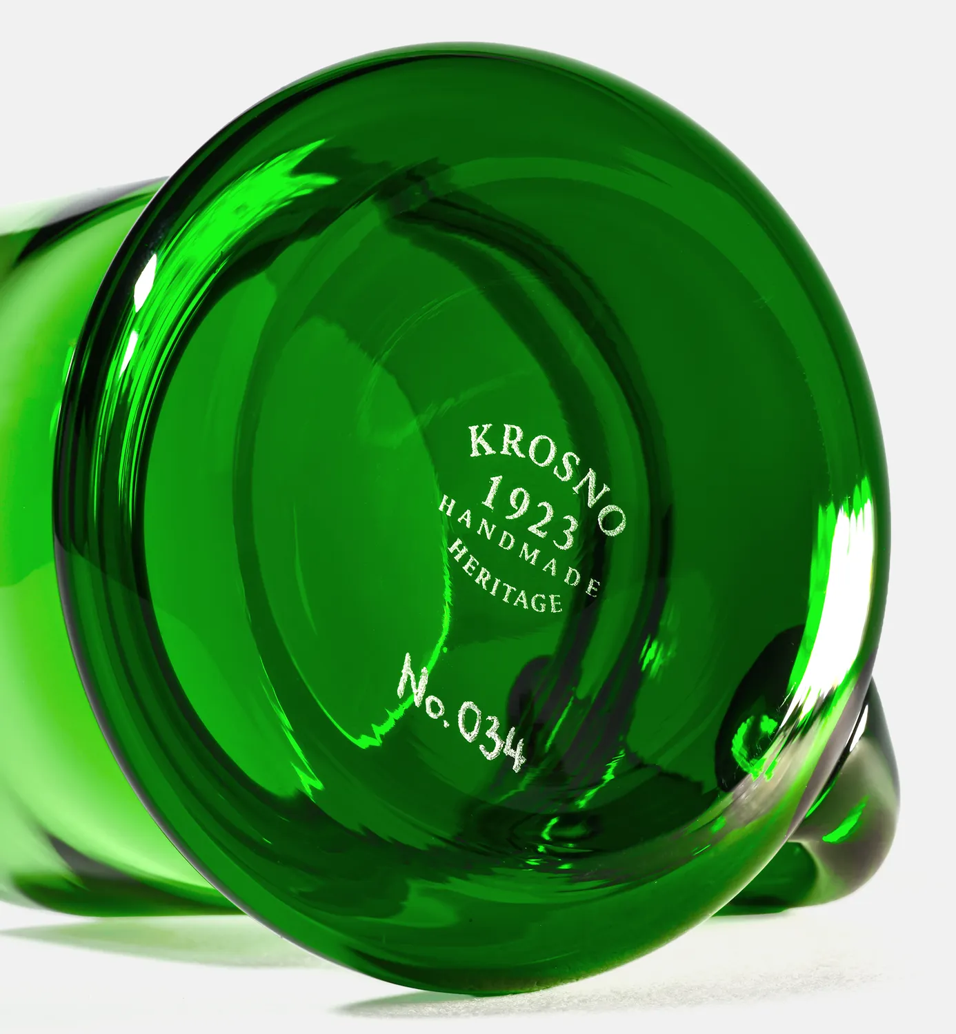 Krosno Double Bubble 1969 krystal kop emerald 150 ml
