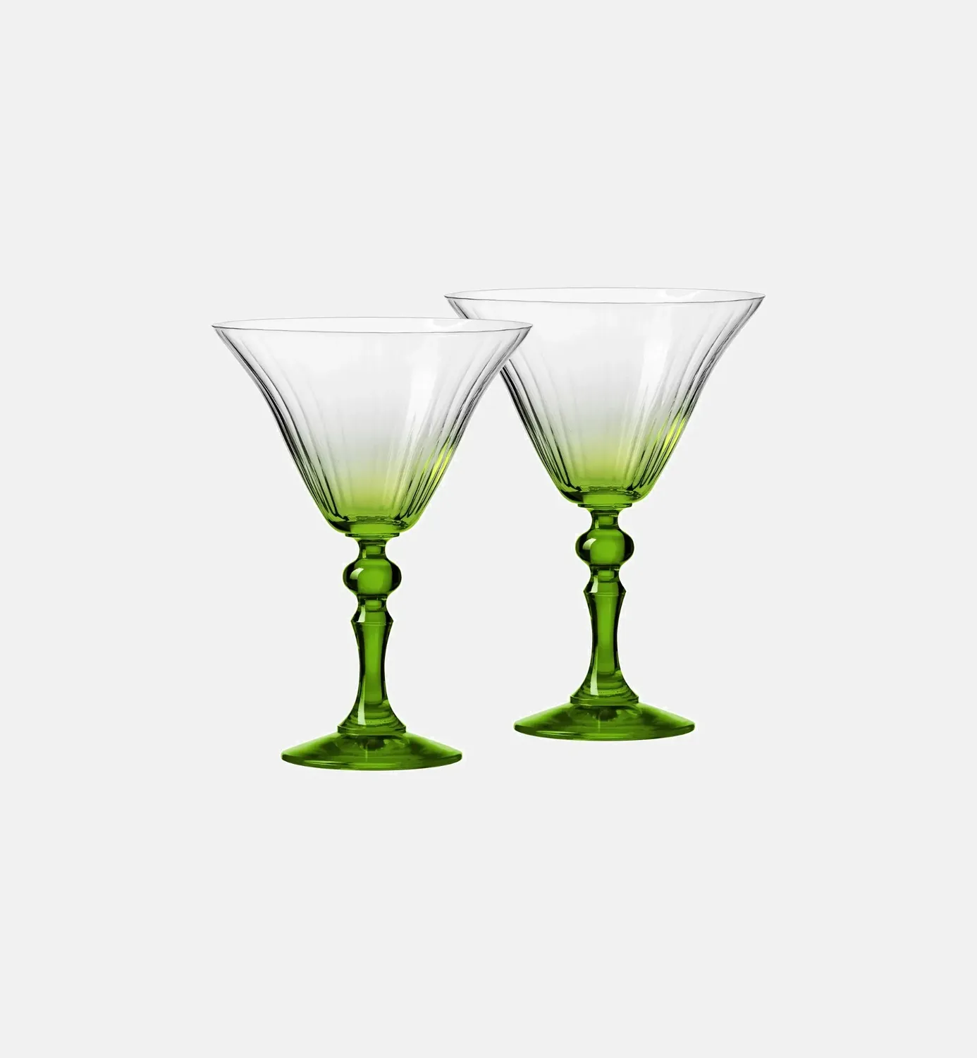 Krosno Bubble Martini cocktailglas 170 ml grøn