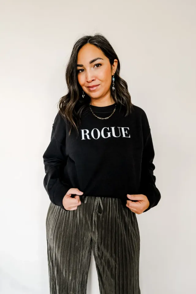 Mugsby Rogue sweatshirt sort L sjov