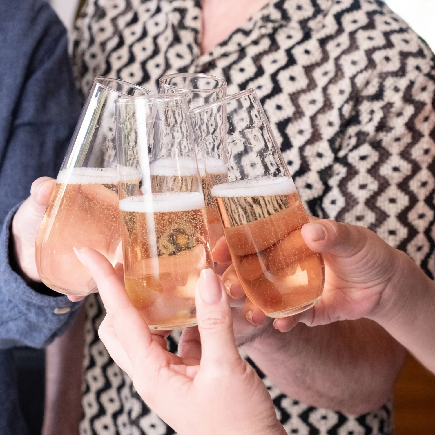 Libbey Stemless champagneglas 250 ml sæt med 12 uden stilk