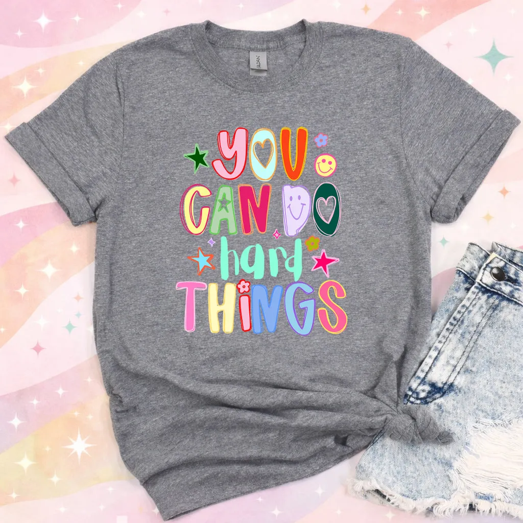 Mugsby You Can Do Hard Things t-shirt unisex bomuld