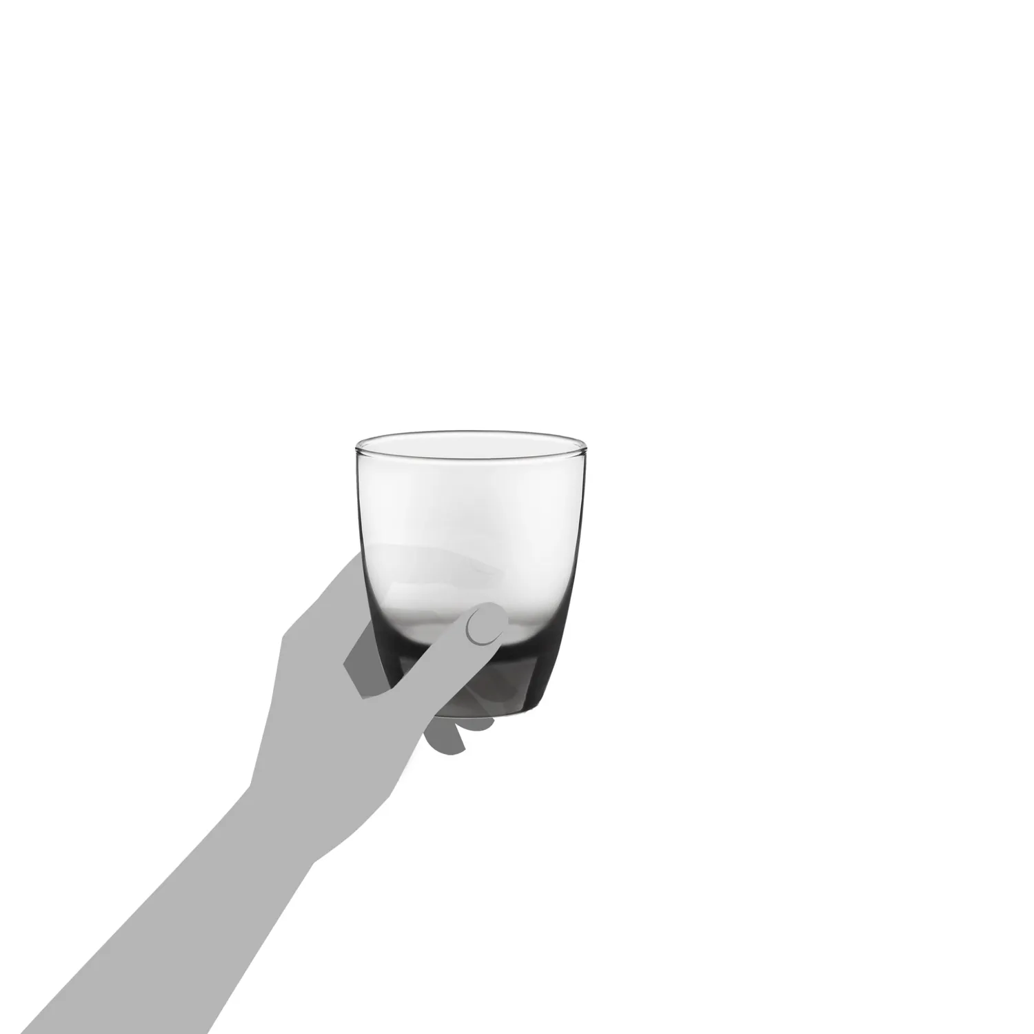 Libbey Classic 2152SM whiskyglas 12 stk 385 ml røgfarvet