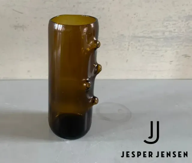 Jesper Jensen The Tree Trunk vase amber genbrugsglas