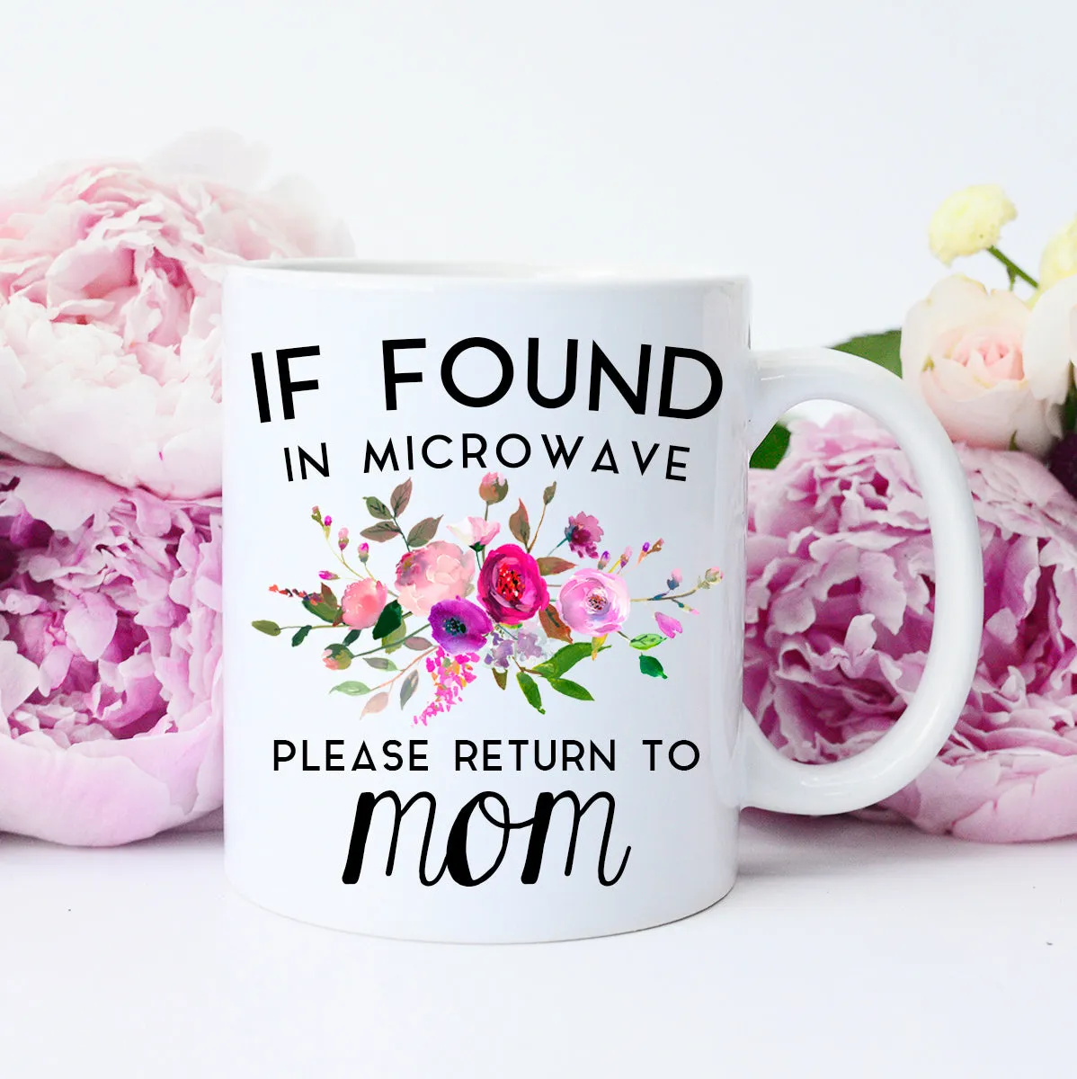 Mugsby If Found in Microwave krus 325 ml blomster