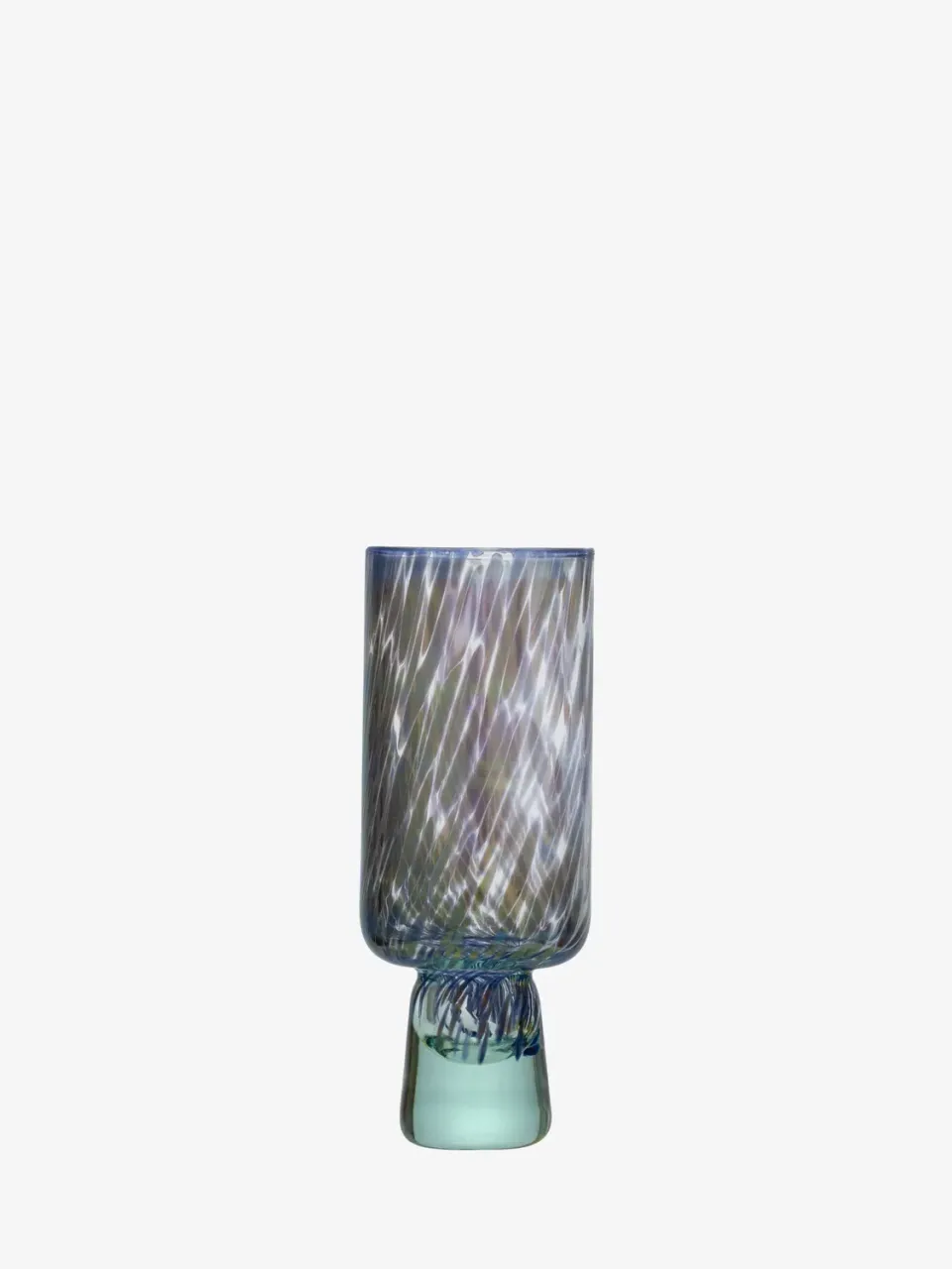 LSA Sea Glass champagneglas 2 stk fløjte grøn