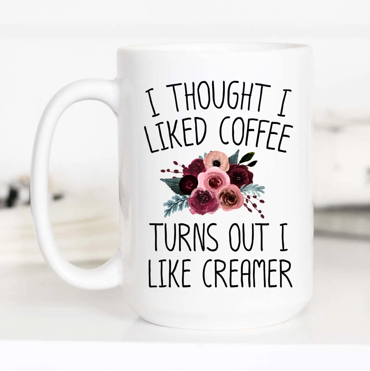 Mugsby I Thought I Liked Coffee krus 325 ml blomst