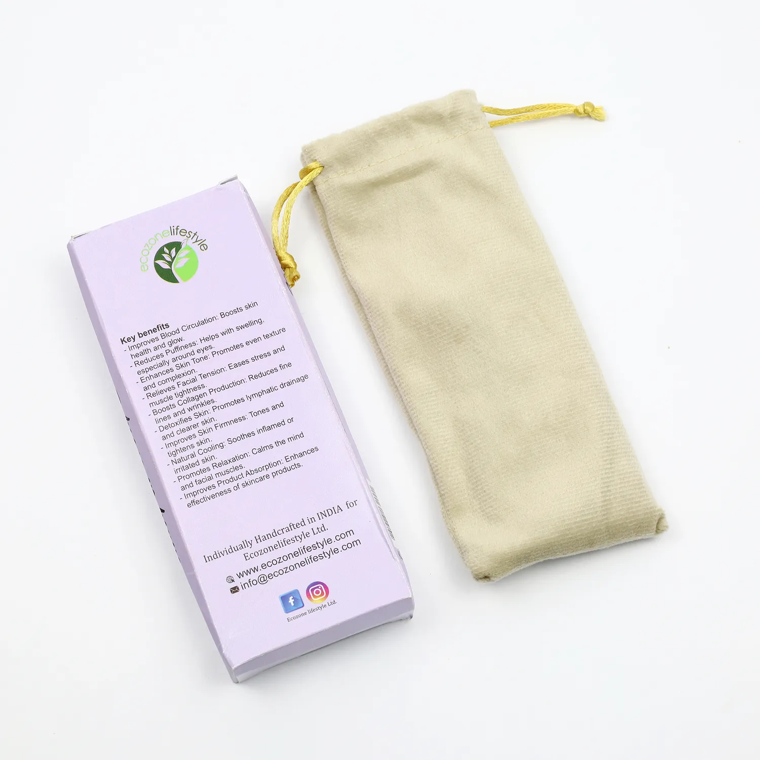 El'Cobre Deluxe Kansa ansigtsrulle teaktræ bronze