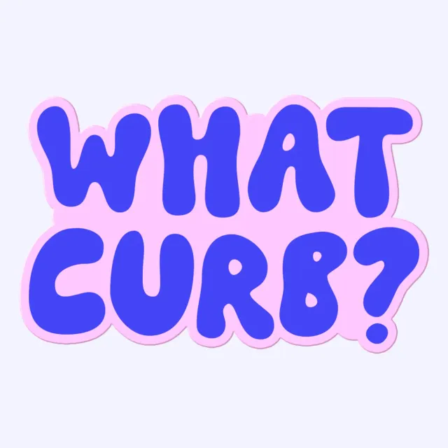 Mugsby What Curb sjov krus hvid 325 ml