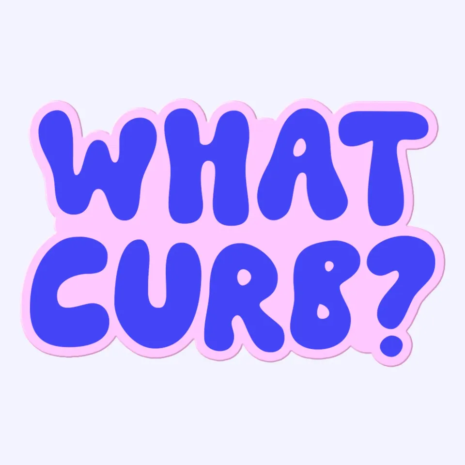 Mugsby What Curb sjov krus hvid 325 ml