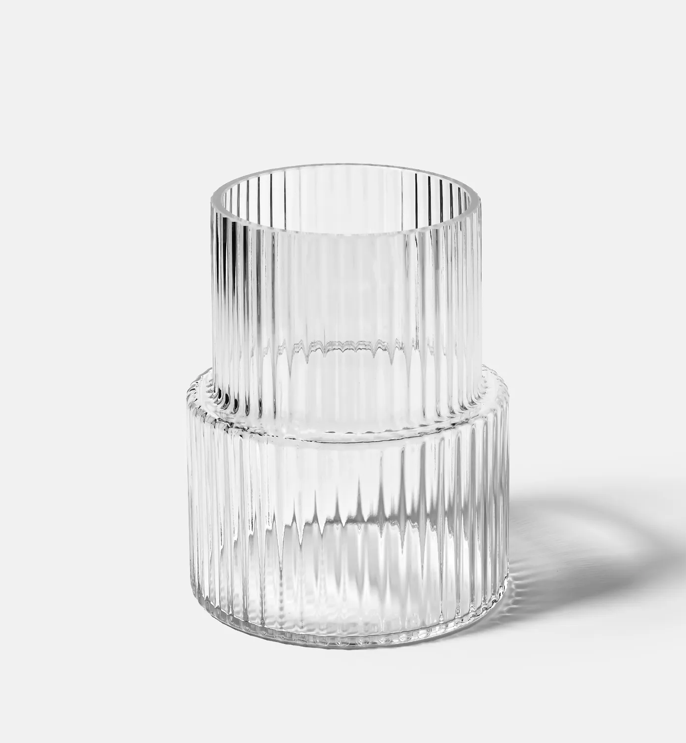 Krosno Sparkle vase riflet klar 20 cm