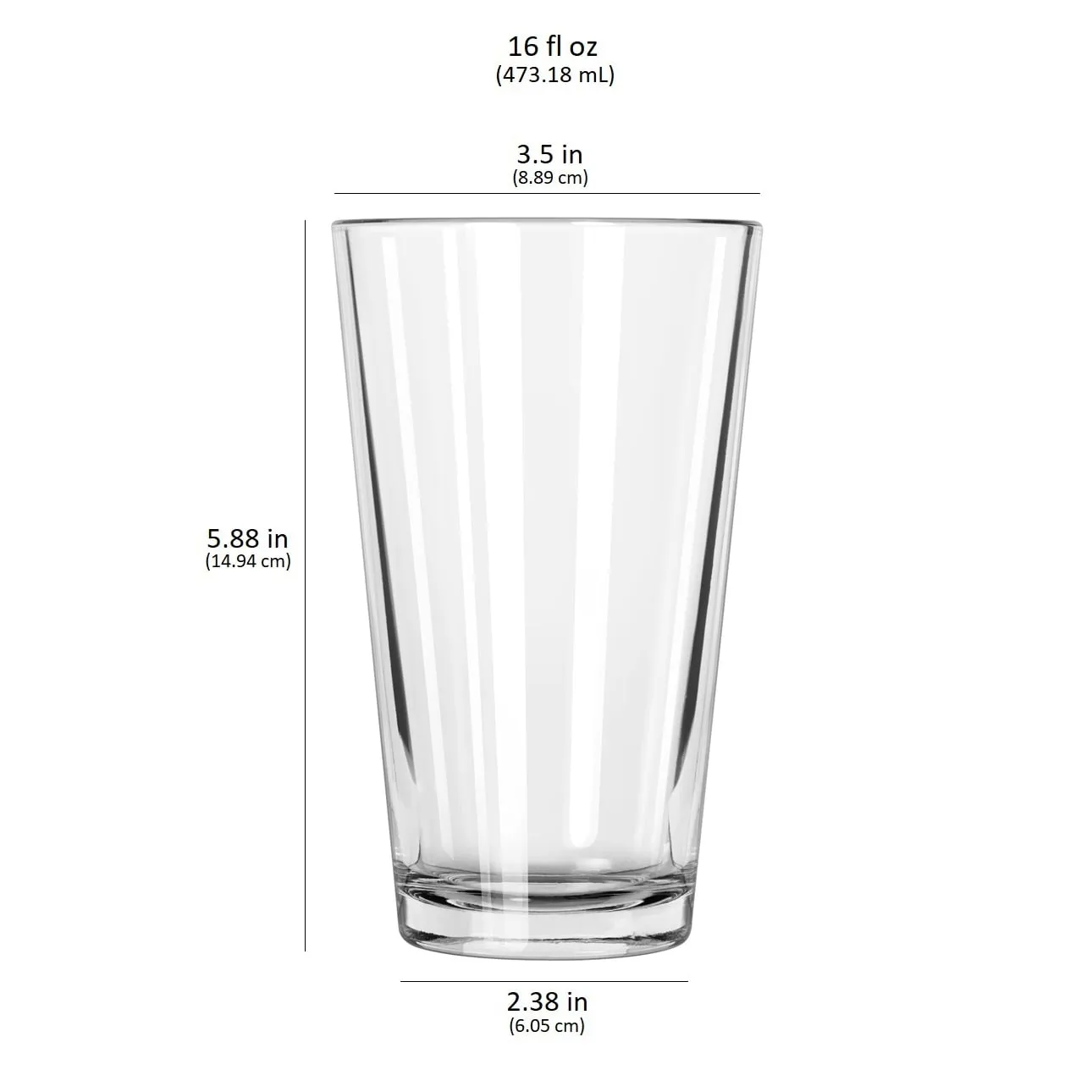 Libbey Bar Essentials longdrinkglas 6 stk 473 ml