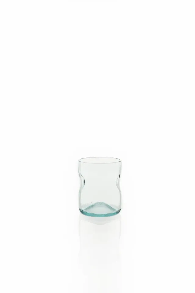 Jesper Jensen Glass Short drikkeglas lyseblå genbrugsglas