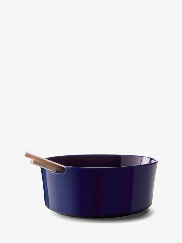 LSA Collective salatskål porcelæn med servere ask