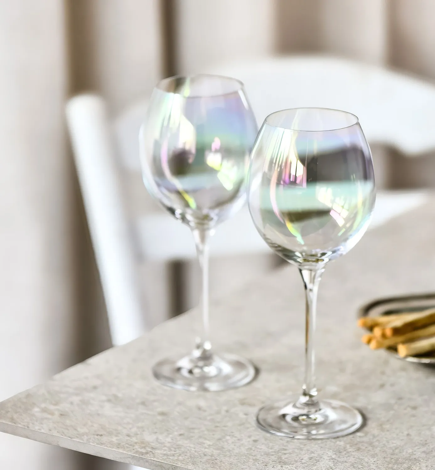 Krosno Rainbow vinglas 380 ml perlemor