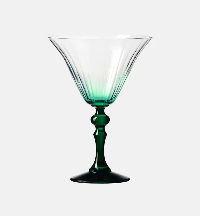 Krosno Ombré Martini martiniglas 170 ml mørkegrøn