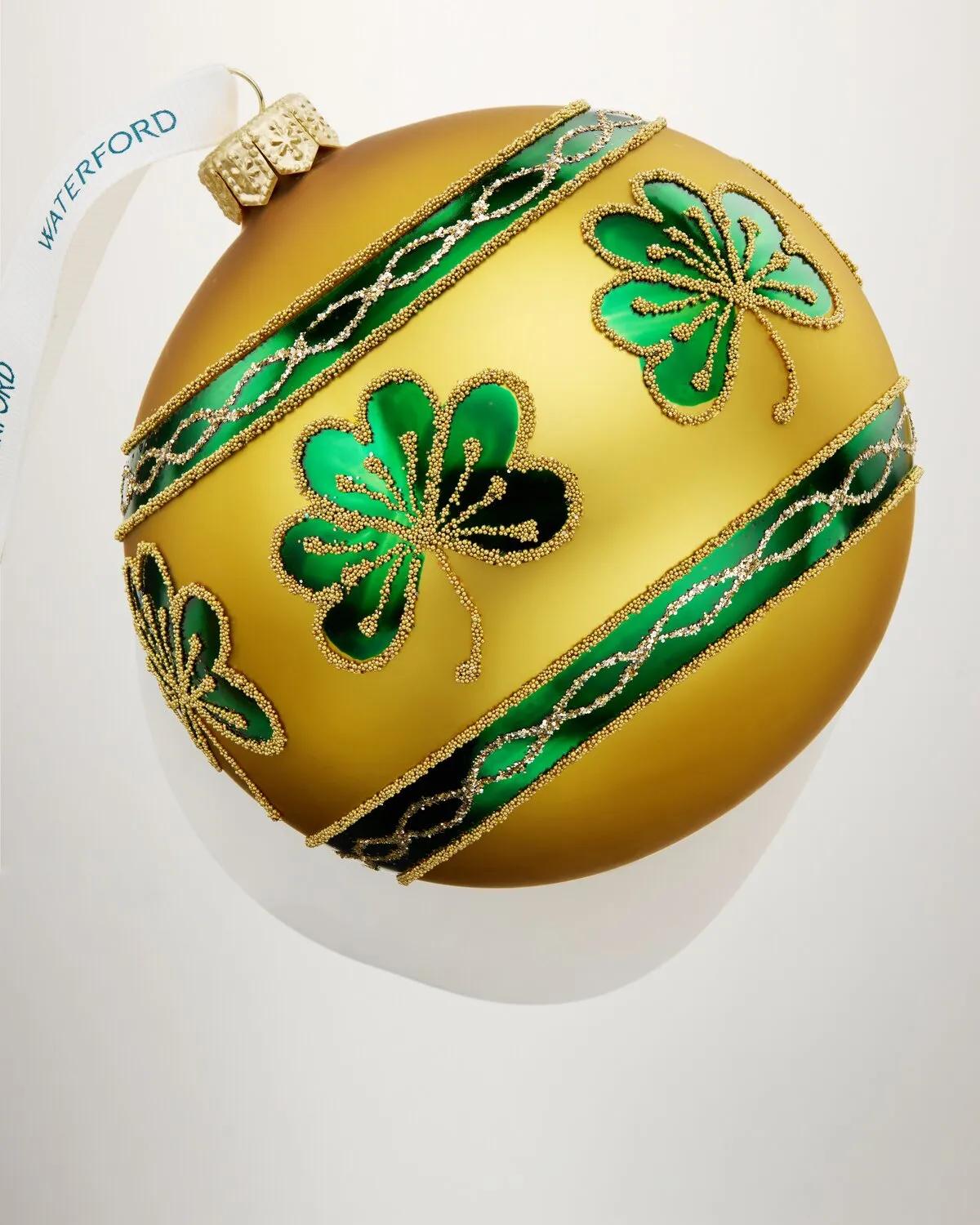 Waterford Holiday Heirlooms julekuglesæt 3 stk grøn rød