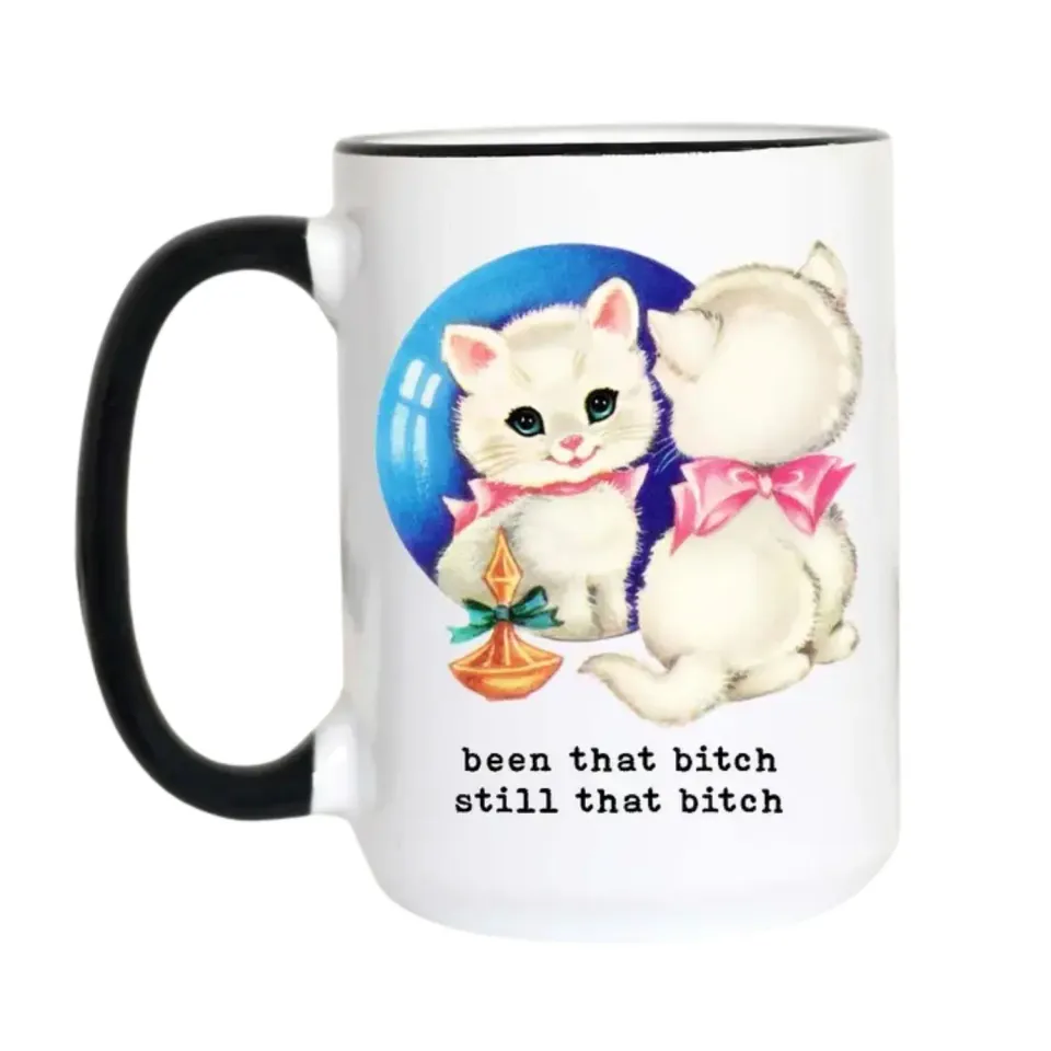 Mugsby Been That Bitch Still That Bitch katte krus 325 ml