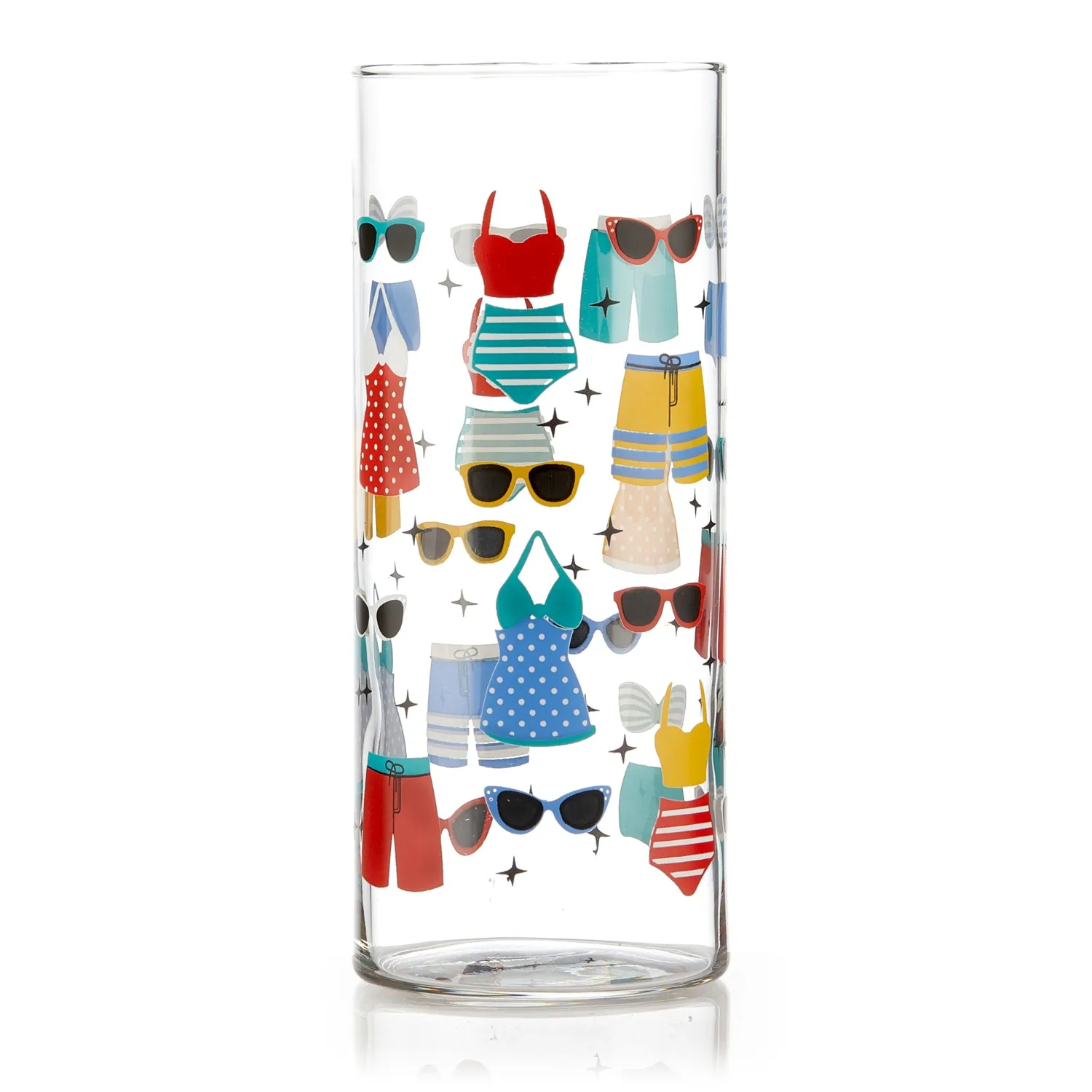 Libbey Vintage Swimsuits Cooler drikkeglas 4 stk 473 ml farvet