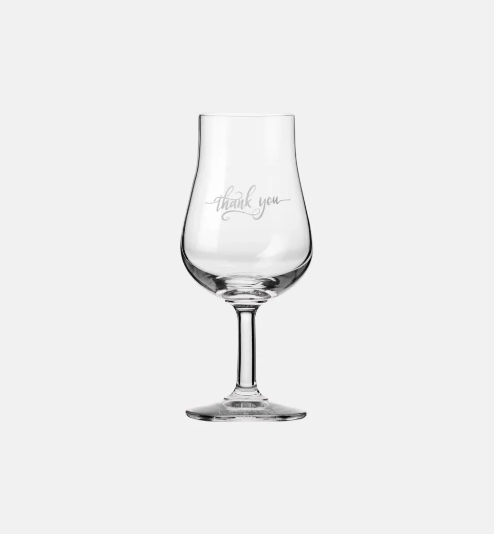 Krosno Thank You whiskyglas 110 ml krystal