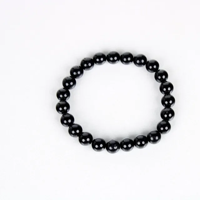 El'Cobre Rainbow Obsidian armbånd 8mm sort