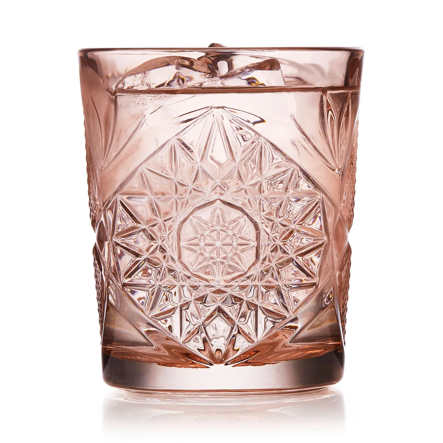 Libbey Hobstar whiskyglas 4 stk rosa 355 ml