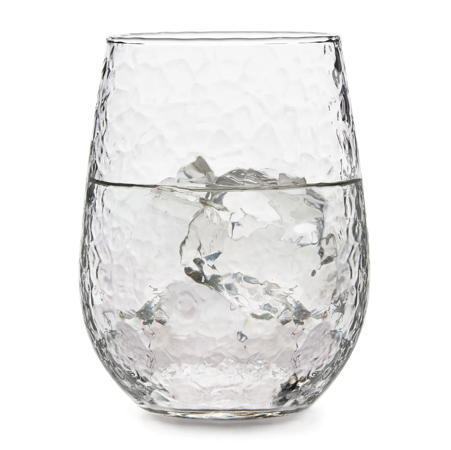 Libbey Hammered stilkløst vinglas 503 ml sæt med 8
