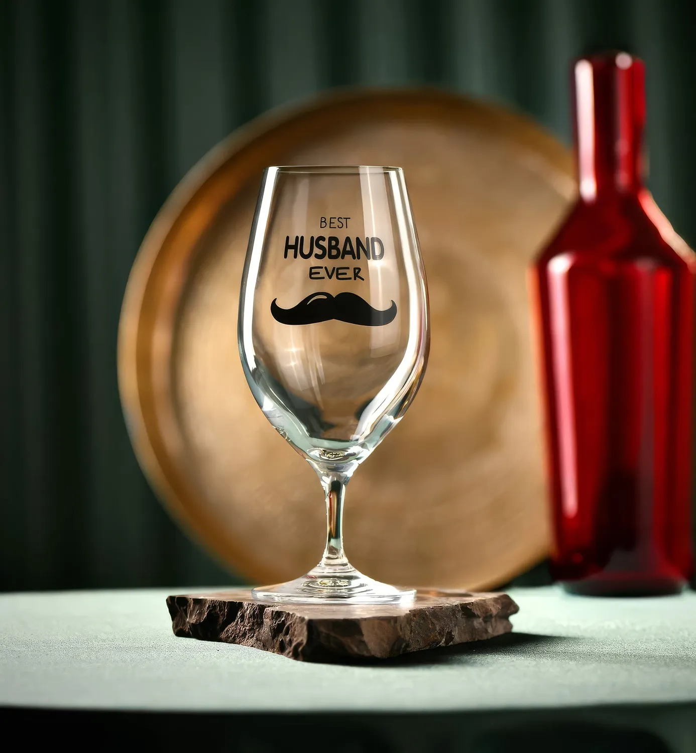 Krosno BEST HUSBAND EVER ølglas 400 ml gave
