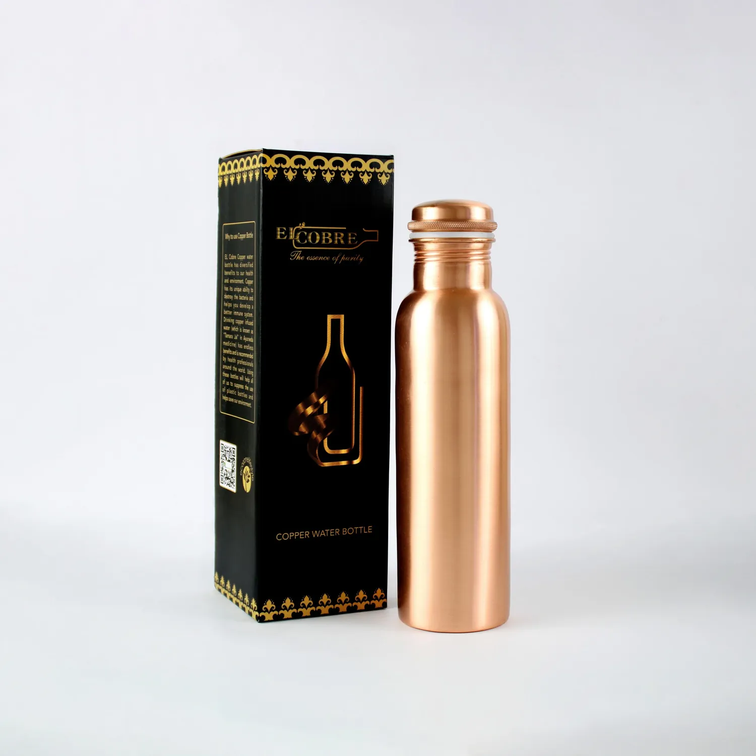 El'Cobre Premium Plain Matt kobberflaske 1 L mat