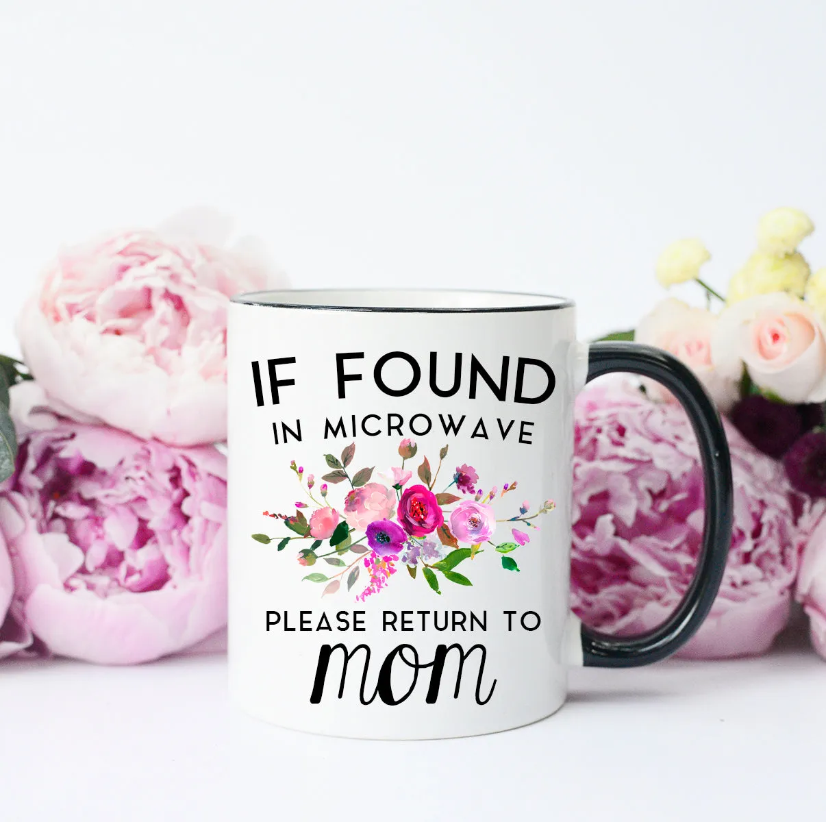 Mugsby If Found in Microwave krus 325 ml blomster