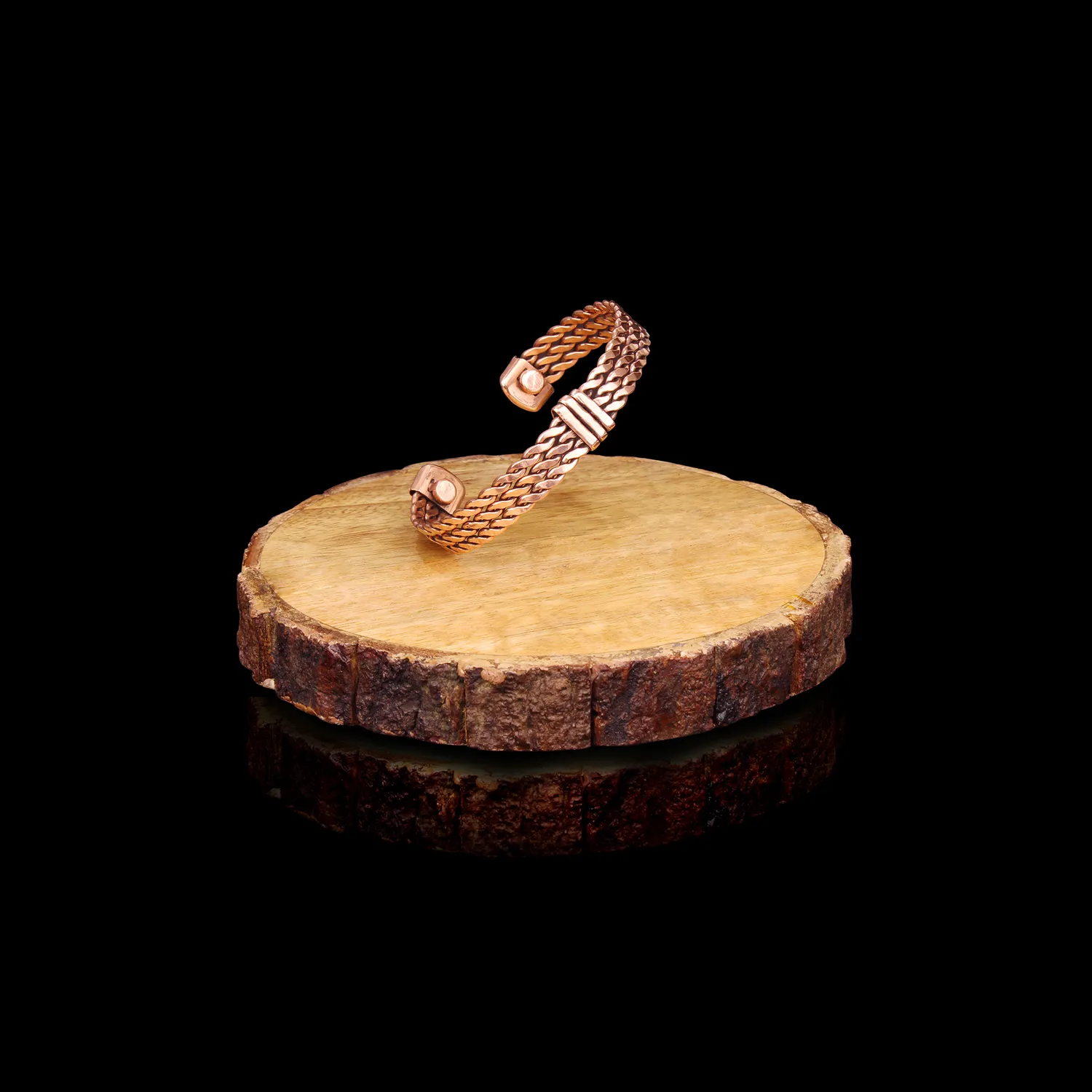 El'Cobre Design 23 kobberarmbånd let med gaveæske