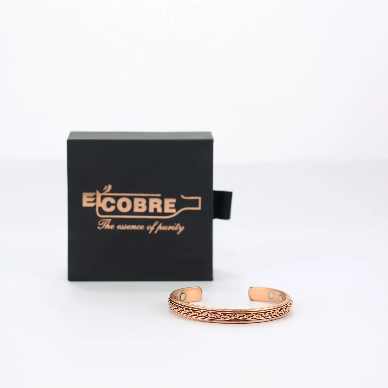 El'Cobre Copper Magnet Bracelet Design 2 armbånd kobber