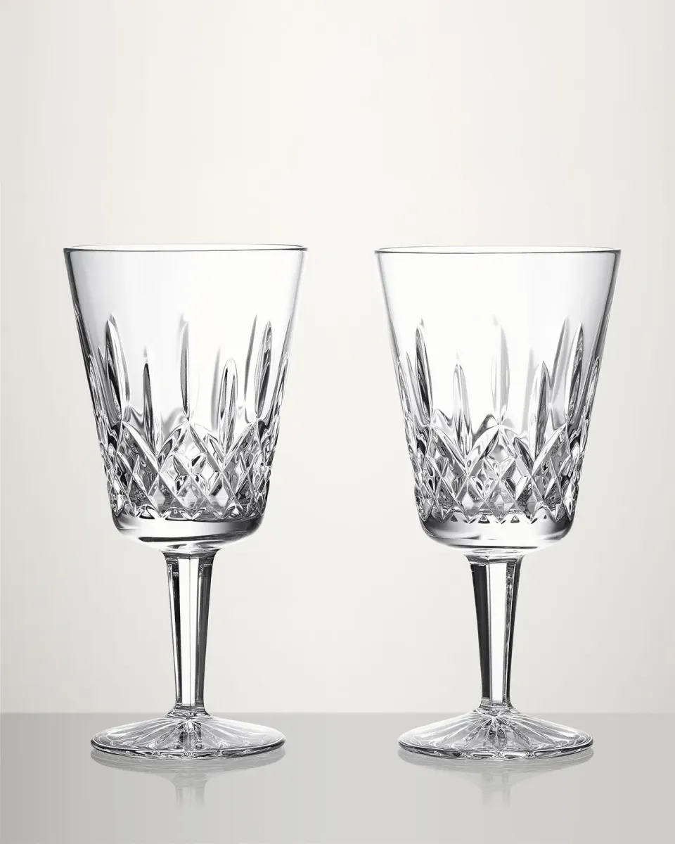 Waterford Lismore pokalglas krystal 2 stk