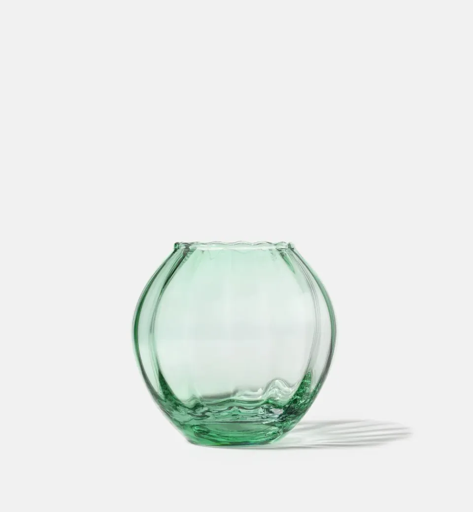 Krosno Gemstone lysestage 11,4 cm smaragd sæt