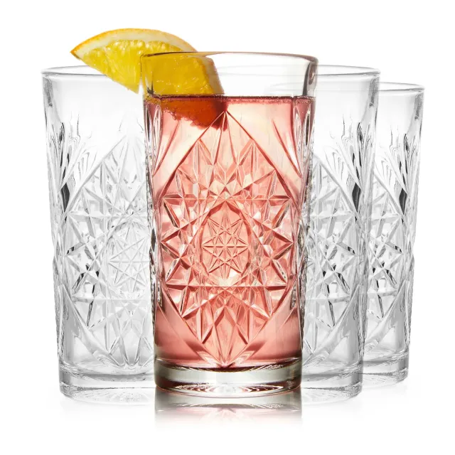 Libbey Hobstar Cooler glas 4 stk 473 ml mønster